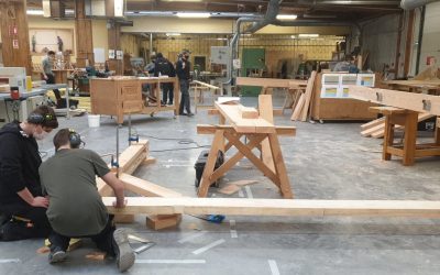 Une deuxième semaine très productive pour la classe de 1ère Technicien Constructeur Bois