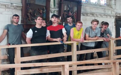 CONSTRUCTION D’UNE RAMPE D’ACCÈS HANDICAPÉ POUR L’ÉGLISE D’ENVERMEU PAR LES CAP 2