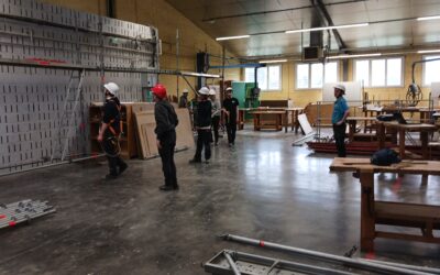Formation échafaudage R408 pour les élèves de BAC PRO TCB