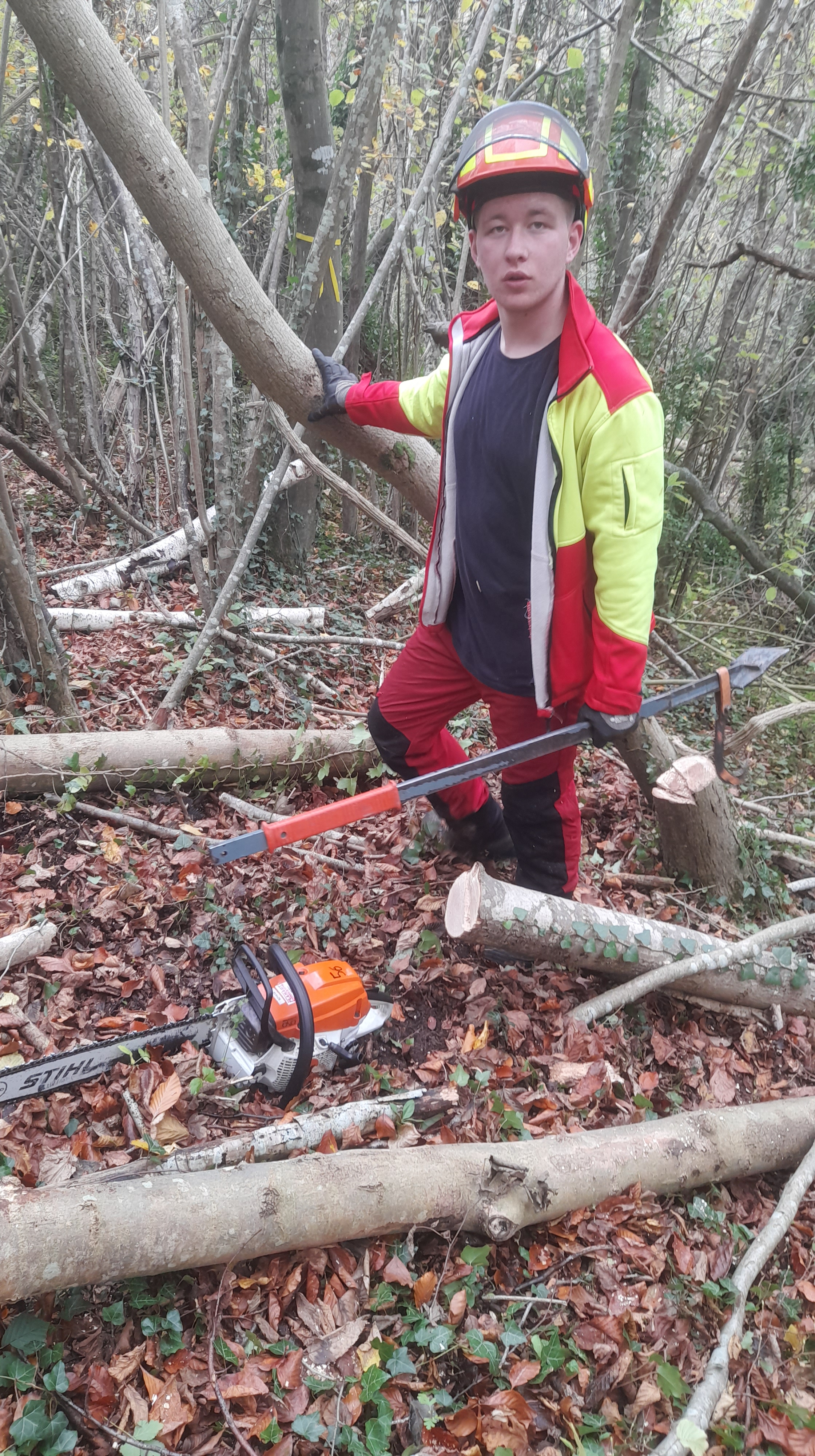 CHANTIER DES ELEVES DU BAC PRO FORET