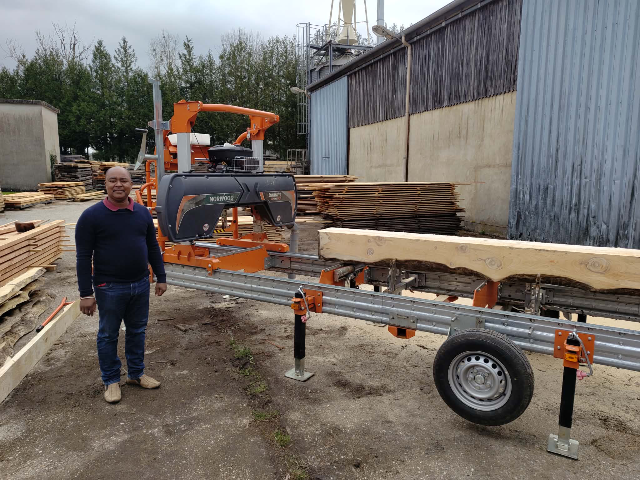 scierie du lycée du bois