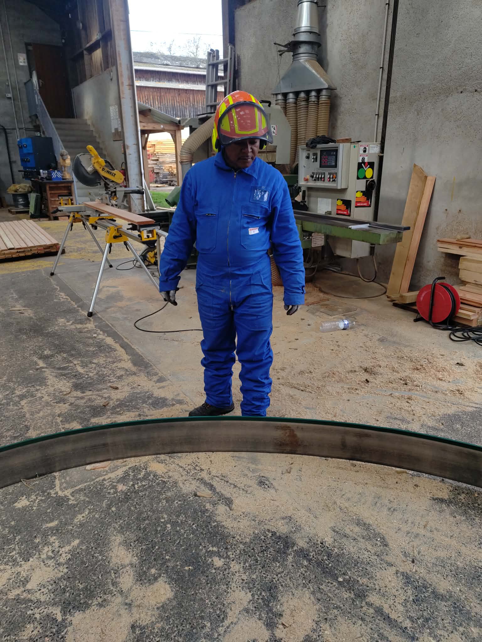 scierie du lycée du bois