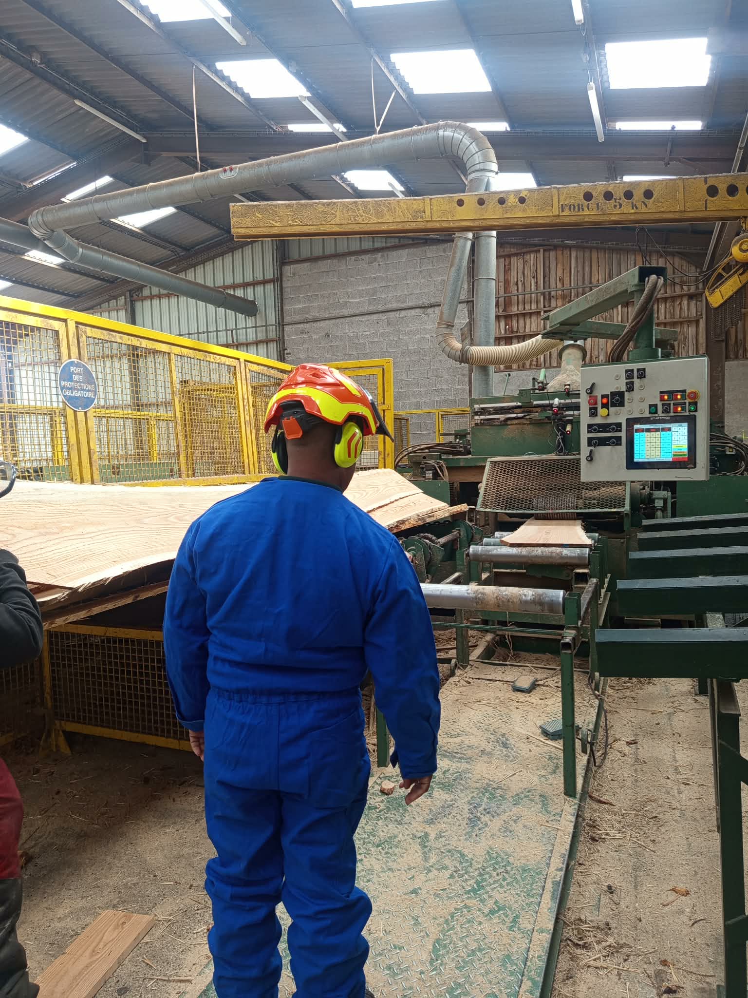 scierie du lycée du bois